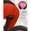 image:imageBikewa Womens 4D Padded Bike Shorts Cycling Riding Road Biking Bicycle Cycle Shorts for Women Zipper PocketsOrange