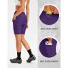 image:imageBikewa Womens 4D Padded Bike Shorts Cycling Riding Road Biking Bicycle Cycle Shorts for Women Zipper PocketsPurple