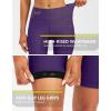 image:imageBikewa Womens 4D Padded Bike Shorts Cycling Riding Road Biking Bicycle Cycle Shorts for Women Zipper PocketsPurple