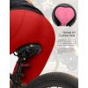 image:imageBikewa Womens 4D Padded Bike Shorts Cycling Riding Road Biking Bicycle Cycle Shorts for Women Zipper PocketsRed
