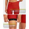 image:imageBikewa Womens 4D Padded Bike Shorts Cycling Riding Road Biking Bicycle Cycle Shorts for Women Zipper PocketsRed