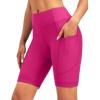 image:imageBikewa Womens 4D Padded Bike Shorts Cycling Riding Road Biking Bicycle Cycle Shorts for Women Zipper PocketsRosy
