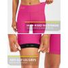image:imageBikewa Womens 4D Padded Bike Shorts Cycling Riding Road Biking Bicycle Cycle Shorts for Women Zipper PocketsRosy