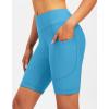 image:imageBikewa Womens 4D Padded Bike Shorts Cycling Riding Road Biking Bicycle Cycle Shorts for Women Zipper PocketsSky Blue