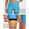 image:imageBikewa Womens 4D Padded Bike Shorts Cycling Riding Road Biking Bicycle Cycle Shorts for Women Zipper PocketsSky Blue