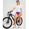 image:imageBikewa Womens 4D Padded Bike Underwear Cycling Bicycle Shorts Biking Riding Briefs Biker Cycle Undershorts for WomenPurple