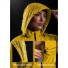 image:imageBikewa Womens Cycling Rain Jackets Waterproof Windbreaker Lightweight Running Windproof Reflective Jacket Packable HoodedDusty Yellow