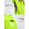 image:imageBikewa Womens Cycling Rain Jackets Waterproof Windbreaker Lightweight Running Windproof Reflective Jacket Packable HoodedFluorescent Yellow