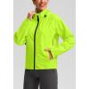image:imageBikewa Womens Cycling Rain Jackets Waterproof Windbreaker Lightweight Running Windproof Reflective Jacket Packable HoodedFluorescent Yellow