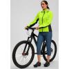 image:imageBikewa Womens Cycling Rain Jackets Waterproof Windbreaker Lightweight Running Windproof Reflective Jacket Packable HoodedFluorescent YellowBlack