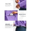 image:imageBikewa Womens Cycling Rain Jackets Waterproof Windbreaker Lightweight Running Windproof Reflective Jacket Packable HoodedTaro Purple