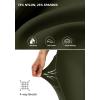 image:imageBikewa Womens High Waisted Biker Shorts 8 Running Workout Tummy Control Bike Spandex Shorts for Women Zipper PocketsArmy Green