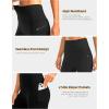 image:imageBikewa Womens High Waisted Biker Shorts 8 Running Workout Tummy Control Bike Spandex Shorts for Women Zipper PocketsBlack