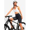 image:imageBikewa Womens High Waisted Biker Shorts 8 Running Workout Tummy Control Bike Spandex Shorts for Women Zipper PocketsCharcoal