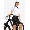 image:imageBikewa Womens High Waisted Biker Shorts 8 Running Workout Tummy Control Bike Spandex Shorts for Women Zipper PocketsGrey Camo