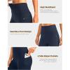 image:imageBikewa Womens High Waisted Biker Shorts 8 Running Workout Tummy Control Bike Spandex Shorts for Women Zipper PocketsNavy