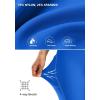 image:imageBikewa Womens High Waisted Biker Shorts 8 Running Workout Tummy Control Bike Spandex Shorts for Women Zipper PocketsRoyal Blue