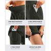 image:imageBikewa Womens Mountain Bike Shorts 4D Padded Cycling Riding Biking Bicycle Biker Cycle Shorts for Women Zipper PocketsArmy Green