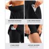 image:imageBikewa Womens Mountain Bike Shorts 4D Padded Cycling Riding Biking Bicycle Biker Cycle Shorts for Women Zipper PocketsBlack