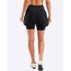 image:imageBikewa Womens Mountain Bike Shorts 4D Padded Cycling Riding Biking Bicycle Biker Cycle Shorts for Women Zipper PocketsBlack