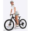 image:imageBikewa Womens Mountain Bike Shorts 4D Padded Cycling Riding Biking Bicycle Biker Cycle Shorts for Women Zipper PocketsBright Grey