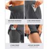 image:imageBikewa Womens Mountain Bike Shorts 4D Padded Cycling Riding Biking Bicycle Biker Cycle Shorts for Women Zipper PocketsDark Grey