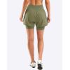 image:imageBikewa Womens Mountain Bike Shorts 4D Padded Cycling Riding Biking Bicycle Biker Cycle Shorts for Women Zipper PocketsGrey Sage