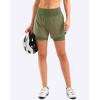 image:imageBikewa Womens Mountain Bike Shorts 4D Padded Cycling Riding Biking Bicycle Biker Cycle Shorts for Women Zipper PocketsGrey Sage