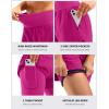 image:imageBikewa Womens Mountain Bike Shorts 4D Padded Cycling Riding Biking Bicycle Biker Cycle Shorts for Women Zipper PocketsRose