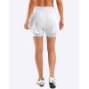 image:imageBikewa Womens Mountain Bike Shorts 4D Padded Cycling Riding Biking Bicycle Biker Cycle Shorts for Women Zipper PocketsWhite