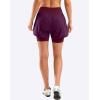 image:imageBikewa Womens Mountain Bike Shorts 4D Padded Cycling Riding Biking Bicycle Biker Cycle Shorts for Women Zipper PocketsWine