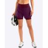 image:imageBikewa Womens Mountain Bike Shorts 4D Padded Cycling Riding Biking Bicycle Biker Cycle Shorts for Women Zipper PocketsWine