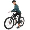 image:imageWomens 4D Padded Bike Pants High Waist Cycling Shorts Bicycle Capris 34 Biking Tights with Zipper PocketsBlack