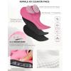 image:imageWomens 4D Padded Bike Pants High Waist Cycling Shorts Bicycle Capris 34 Biking Tights with Zipper PocketsBlack