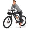 image:imageWomens 4D Padded Bike Pants High Waist Cycling Shorts Bicycle Capris 34 Biking Tights with Zipper PocketsCamoblack