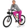 image:imageWomens 4D Padded Bike Pants High Waist Cycling Shorts Bicycle Capris 34 Biking Tights with Zipper PocketsRosy