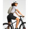 image:imageWomens 4D Padded Bike Shorts 57 Riding Underwear Cycling Bicycle Road Biking Cycle Shorts for Women Zipper PocketsBlack