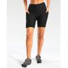 image:imageWomens 4D Padded Bike Shorts 57 Riding Underwear Cycling Bicycle Road Biking Cycle Shorts for Women Zipper PocketsBlack