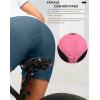 image:imageWomens 4D Padded Bike Shorts 57 Riding Underwear Cycling Bicycle Road Biking Cycle Shorts for Women Zipper PocketsBlue Grey