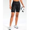 image:imageWomens 4D Padded Bike Shorts 57 Riding Underwear Cycling Bicycle Road Biking Cycle Shorts for Women Zipper PocketsCamo Black