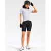 image:imageWomens 4D Padded Bike Shorts 57 Riding Underwear Cycling Bicycle Road Biking Cycle Shorts for Women Zipper PocketsCamo Black