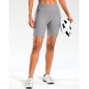 image:imageWomens 4D Padded Bike Shorts 57 Riding Underwear Cycling Bicycle Road Biking Cycle Shorts for Women Zipper PocketsLight Grey