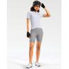 image:imageWomens 4D Padded Bike Shorts 57 Riding Underwear Cycling Bicycle Road Biking Cycle Shorts for Women Zipper PocketsLight Grey