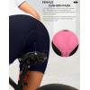 image:imageWomens 4D Padded Bike Shorts 57 Riding Underwear Cycling Bicycle Road Biking Cycle Shorts for Women Zipper PocketsNavy