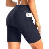 image:imageWomens 4D Padded Bike Shorts 57 Riding Underwear Cycling Bicycle Road Biking Cycle Shorts for Women Zipper PocketsNavy
