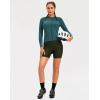 image:imageWomens 4D Padded Bike Shorts 57 Riding Underwear Cycling Bicycle Road Biking Cycle Shorts for Women Zipper PocketsOlive Green