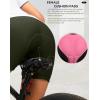 image:imageWomens 4D Padded Bike Shorts 57 Riding Underwear Cycling Bicycle Road Biking Cycle Shorts for Women Zipper PocketsOlive Green