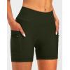 image:imageWomens 4D Padded Bike Shorts 57 Riding Underwear Cycling Bicycle Road Biking Cycle Shorts for Women Zipper PocketsOlive Green