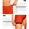 image:imageWomens 4D Padded Bike Shorts 57 Riding Underwear Cycling Bicycle Road Biking Cycle Shorts for Women Zipper PocketsOrange