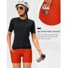 image:imageWomens 4D Padded Bike Shorts 57 Riding Underwear Cycling Bicycle Road Biking Cycle Shorts for Women Zipper PocketsOrange